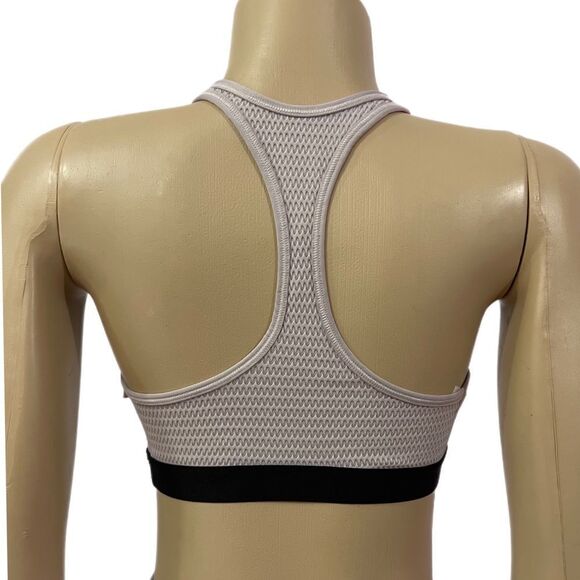 Victorias Secret The Player Unlined V-neck Medium Support Sport Bra Tan Medium - Picture 3 of 3